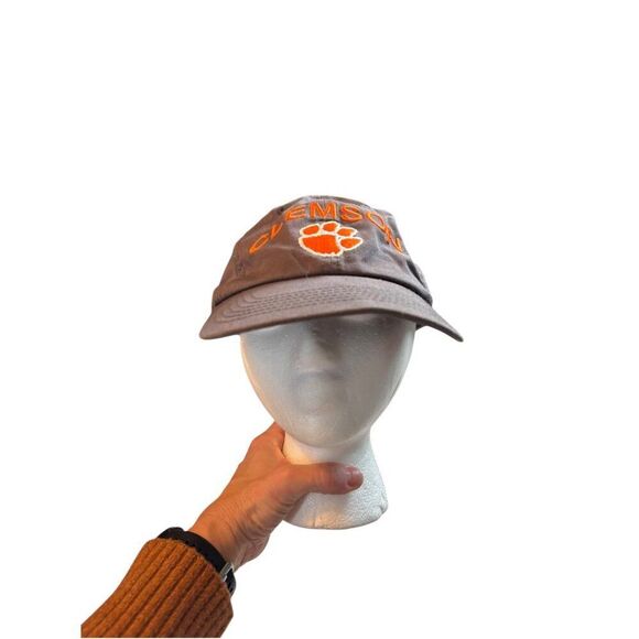 Clemson University Brown Baseball Cap With Embroidered Logo & Adjustable Strap - Picture 6 of 10